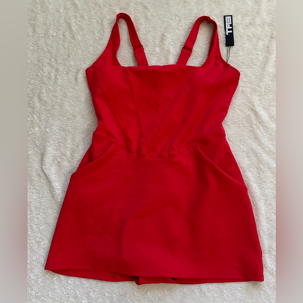 Ta3 Seamed Squarey snatched Swim Dress 2x short torso NWT - Picture 10 of 14